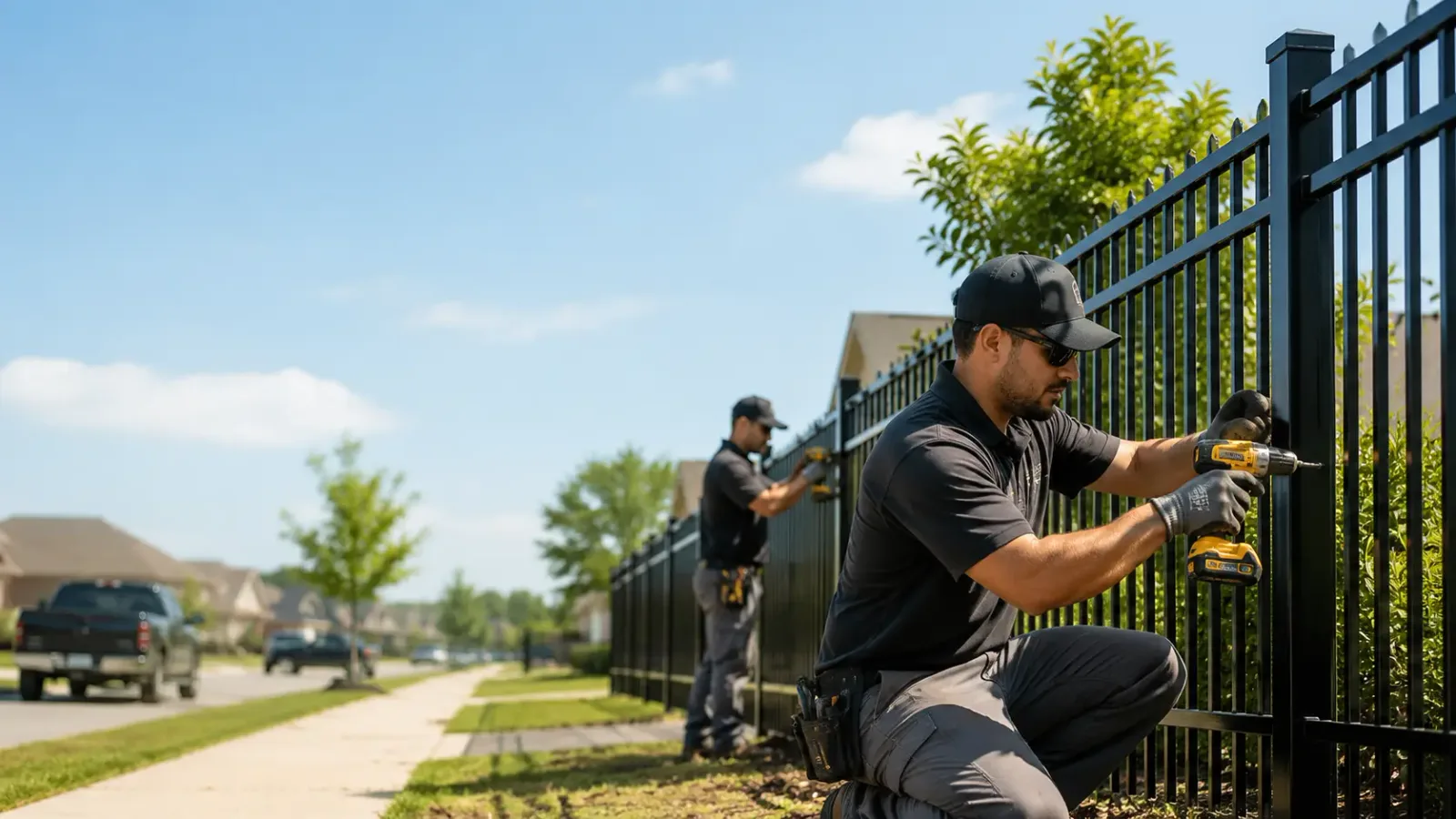 Metal Fence Installation in Fishersville, VA